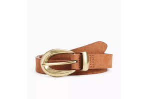 TU tan suede belt